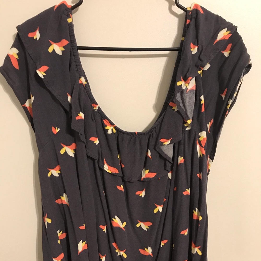 Off-shoulder open back top